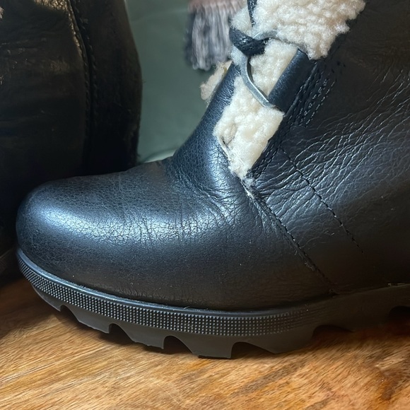 Sorel Joan of Arctic Shearling Wedge Boots - Picture 4 of 14